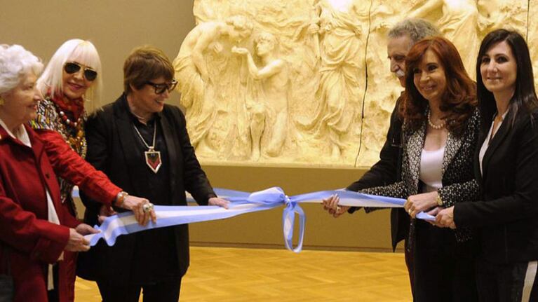 Cristina inuaguró obras en el Museo de Bellas Artes