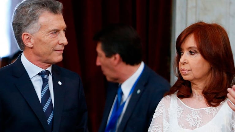 Cristina Kirchner apuntó contra Mauricio Macri.