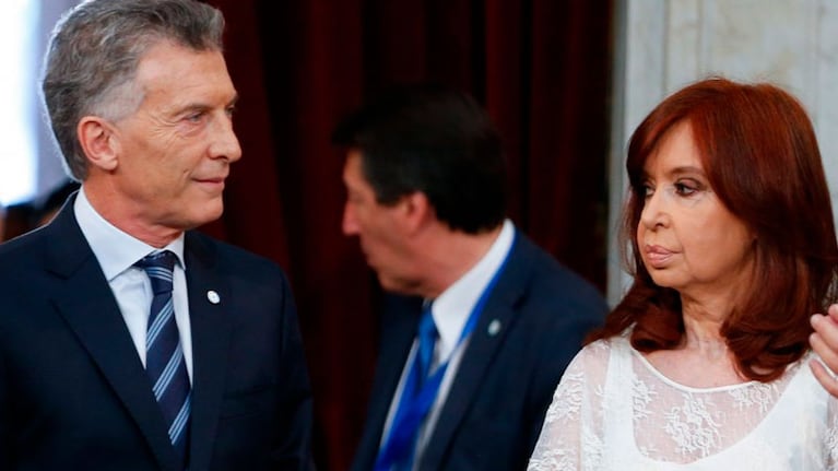 Cristina Kirchner apuntó contra Mauricio Macri.