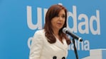 Cristina Kirchner dio una conferencia de prensa en el Instituto Patria. 