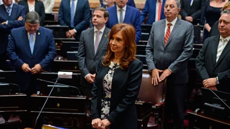 Cristina Kirchner, el día que juró como senadora nacional 