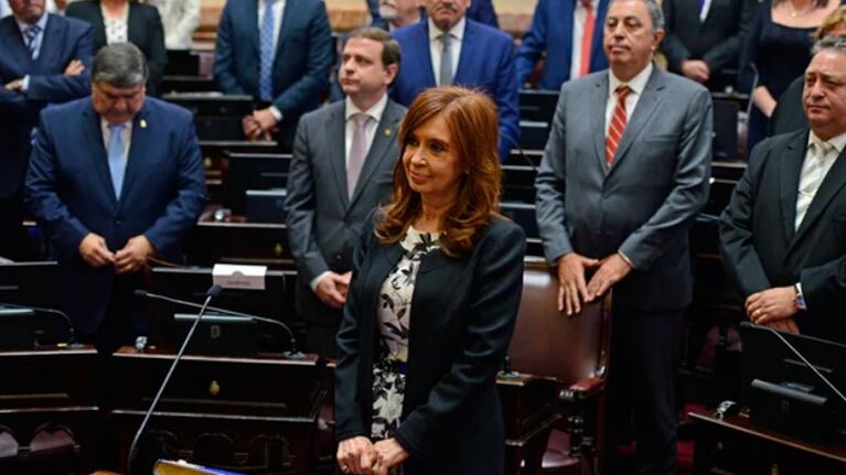 Cristina Kirchner, el día que juró como senadora nacional