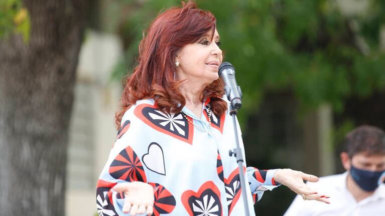 Cristina Kirchner en el acto por el Día de la Memoria.