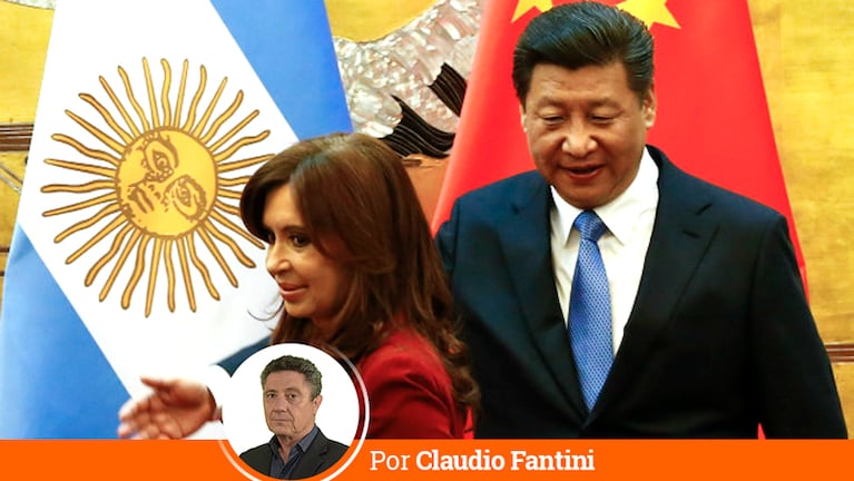 Cristina Kirchner junto al presidente Chino Xi Jinping.