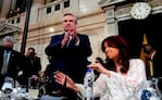 Cristina Kirchner no aplaudió el anuncio de los avances con el FMI.