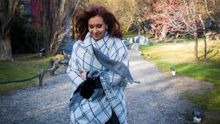 Cristina Kirchner participó de una rueda de prensa.