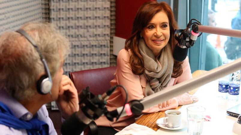 Cristina Kirchner sigue con el tour de entrevistas.