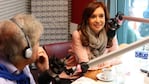 Cristina Kirchner sigue con el tour de entrevistas.