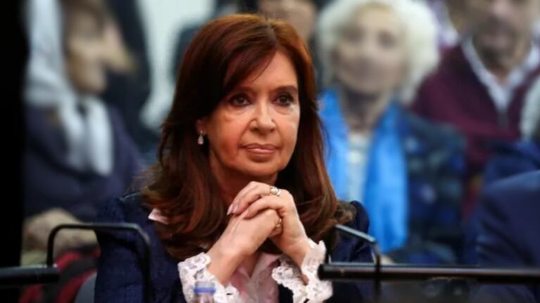 Cristina Kirchner sigue el juicio vía Zoom. (Foto: archivo Clarín)