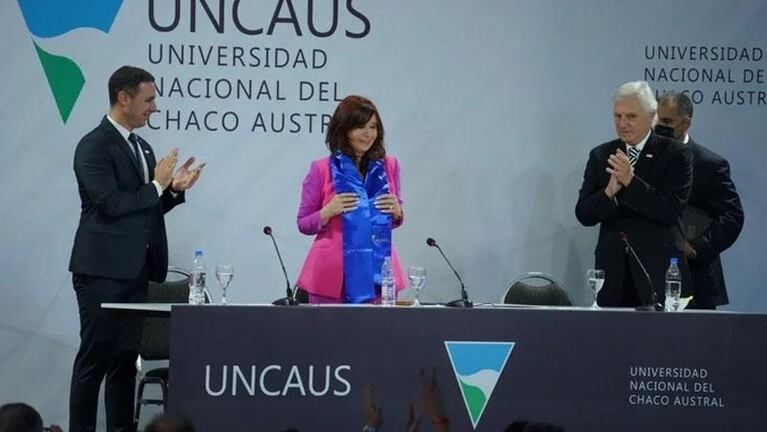 Cristina Kirchner sobre Alberto Fernández: "No hay pelea sino debate de ideas"
