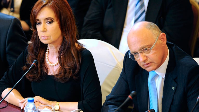 Cristina Kirchner y su ex canciller Héctor Timerman. 