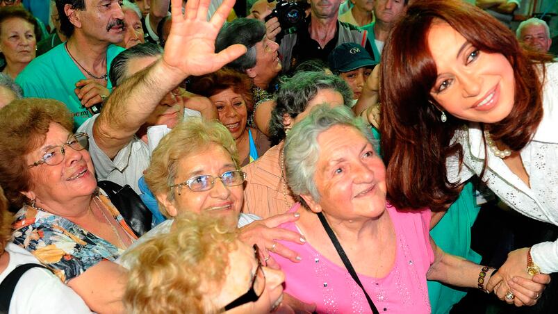 Cristina reapareció recargada e indignada por el proyecto la ley de jubilaciones.