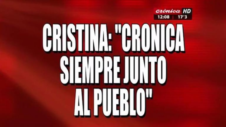 Cristina sobre la tragedia de Once: "El Estado no tuvo la culpa" 