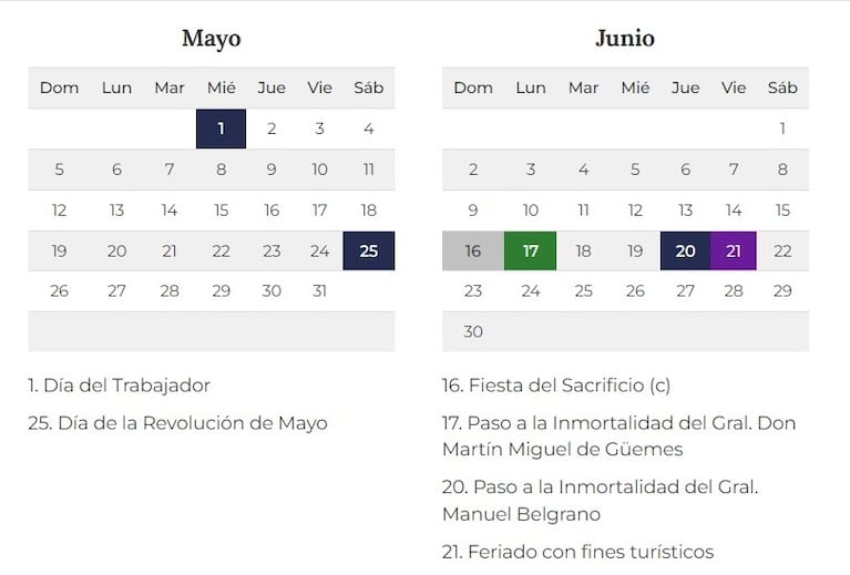 Cuándo cae el próximo feriado y la larga espera hasta una semana hiper corta