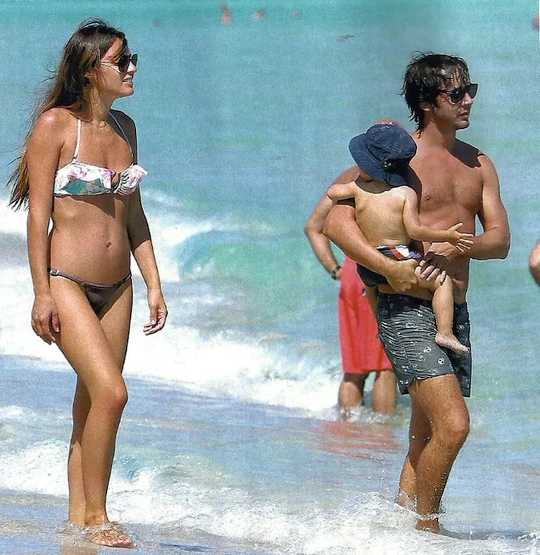 Cuando Pampita y Benjamin Vicuña eran pareja y vivían en Chile.