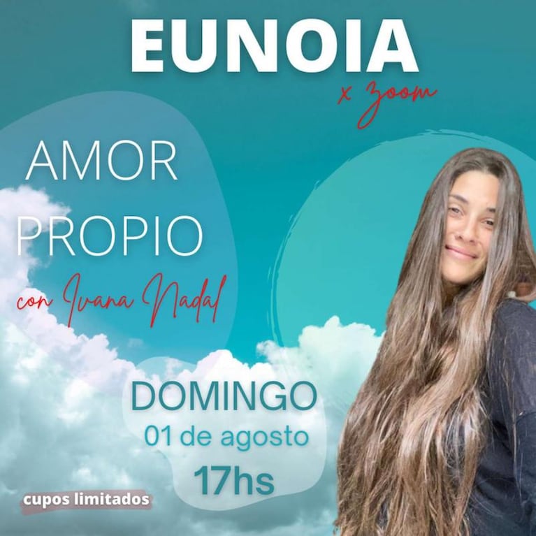 Cuánto cuesta el curso de “amor propio” que ofrece Ivana Nadal