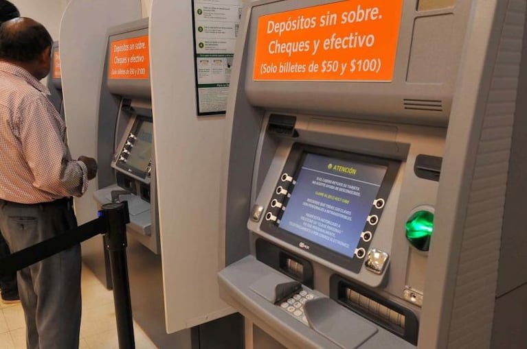 Cuánto habrá que pagar para sacar plata de los cajeros automáticos 