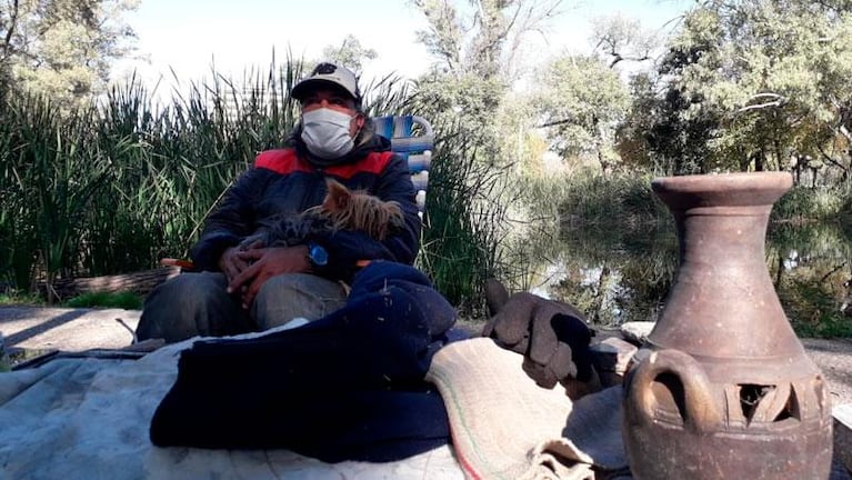 Cuarentena en carpa en el Parque Sarmiento: "Pasé un par de días sin comer"