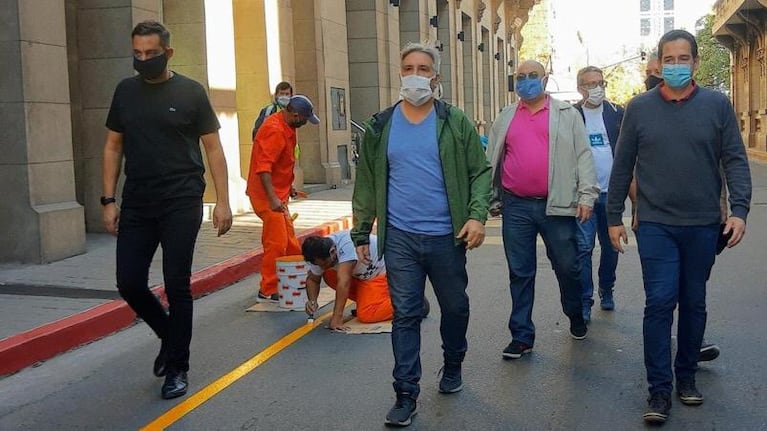 Cuarentena en Córdoba: amplían veredas y restringen la circulación vehicular en un sector del centro