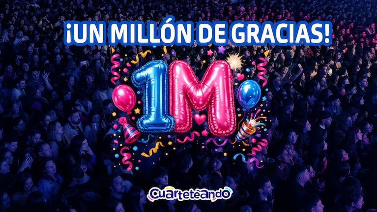 Cuarteteando llegó al millón de seguidores y tomó el control del canal.