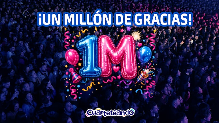 Cuarteteando llegó al millón de seguidores y tomó el control del canal.