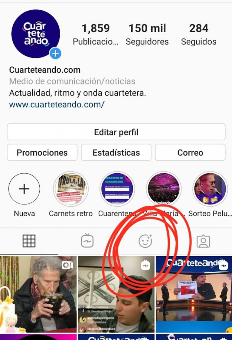 Cuarteteando tiene su propio filtro de Instagram