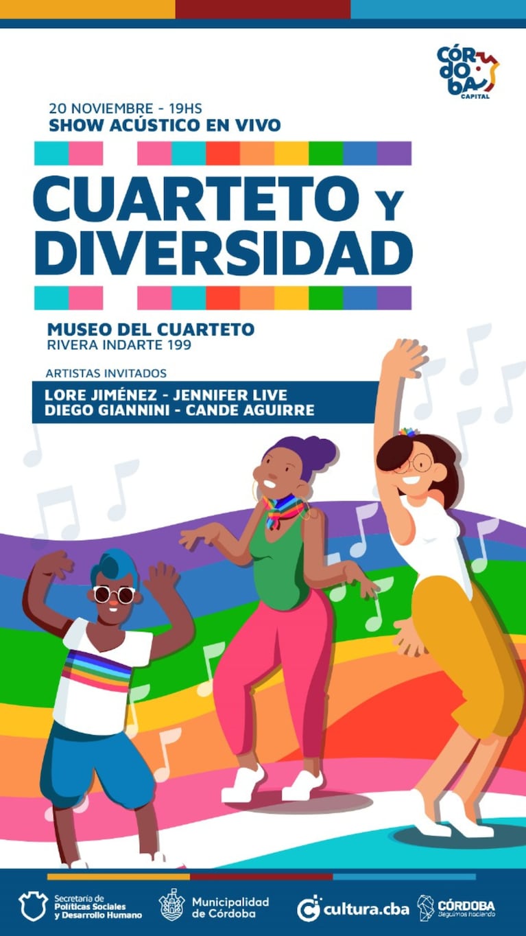 “Cuarteto y Diversidad”: la propuesta inclusiva que se realizará en el Museo del Cuarteto