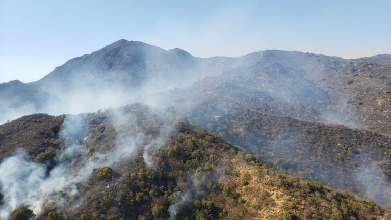 Cuatro detenidos por los incendios en las sierras de Córdoba