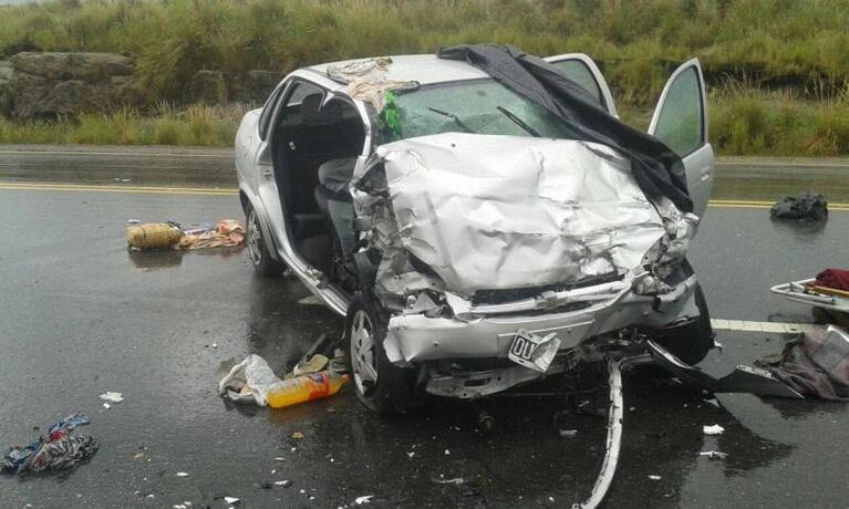 Cuatro muertos en un choque frontal en las Altas Cumbres