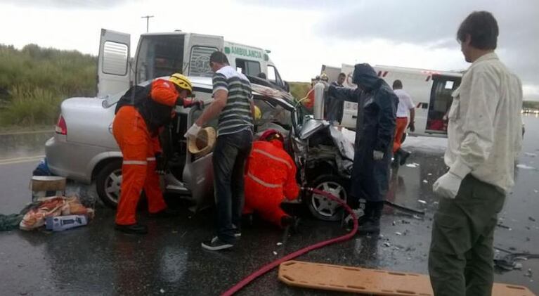 Cuatro muertos en un choque frontal en las Altas Cumbres