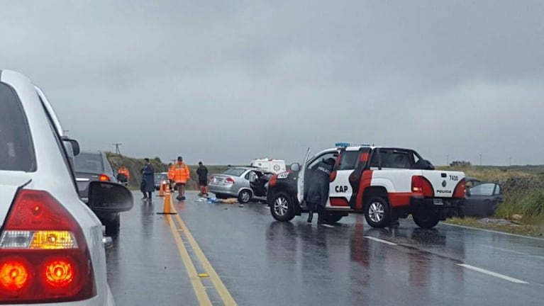 Cuatro muertos en un choque frontal en las Altas Cumbres