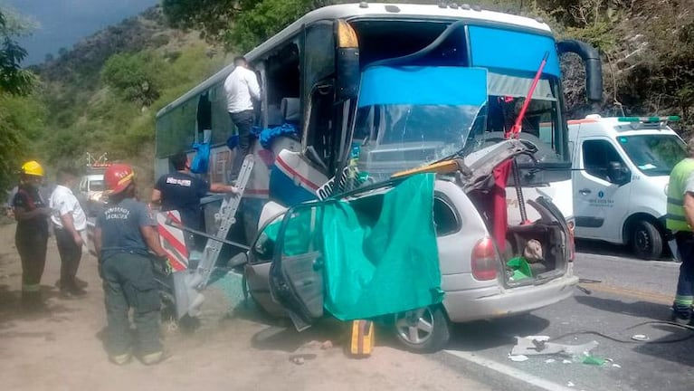 Cuatro muertos por un choque frontal en La Calera