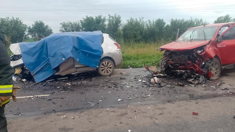 Cuatro muertos por un terrible choque en el interior de Córdoba