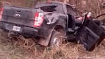 Cuatro personas iban en la camioneta, dos murieron y dos están internados.