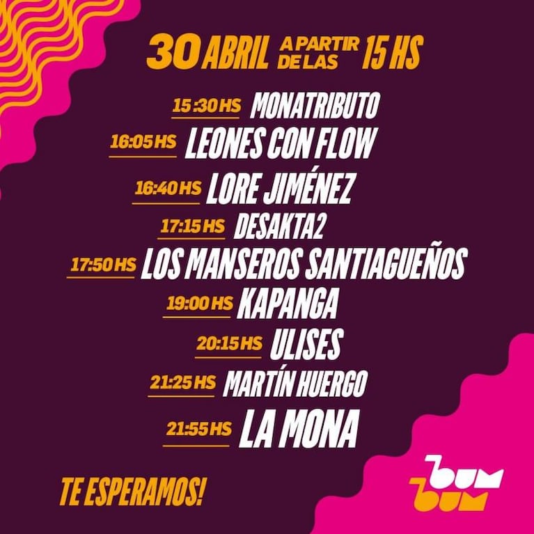 Cuenta regresiva para la llegada del Festival Bum Bum