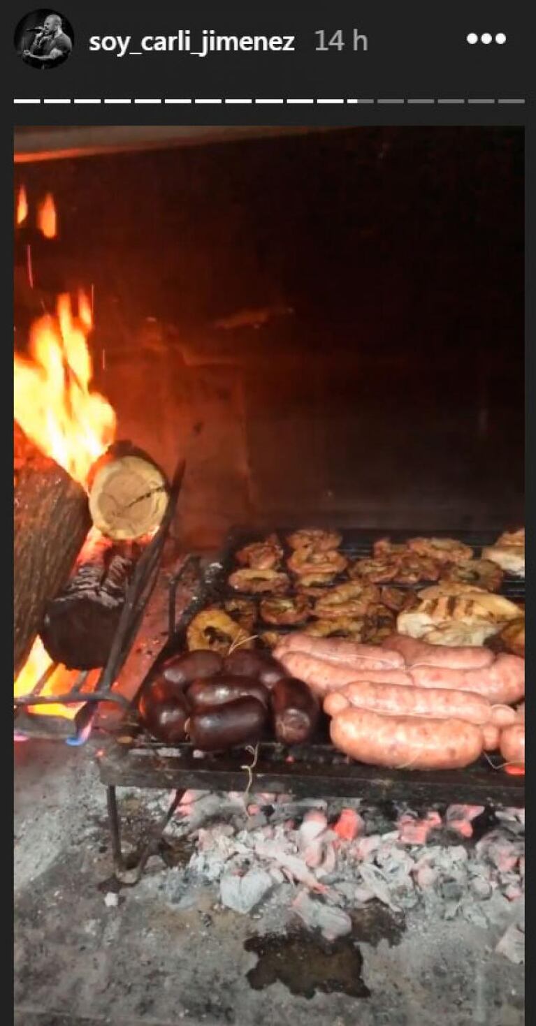 Cumbre de cuarteteros con asado y guitarra