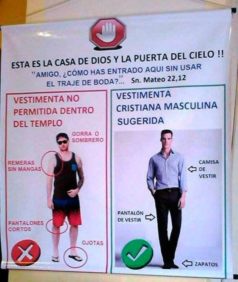 Cura polémico: prohíbe que las mujeres vayan con jeans o calzas a la iglesia