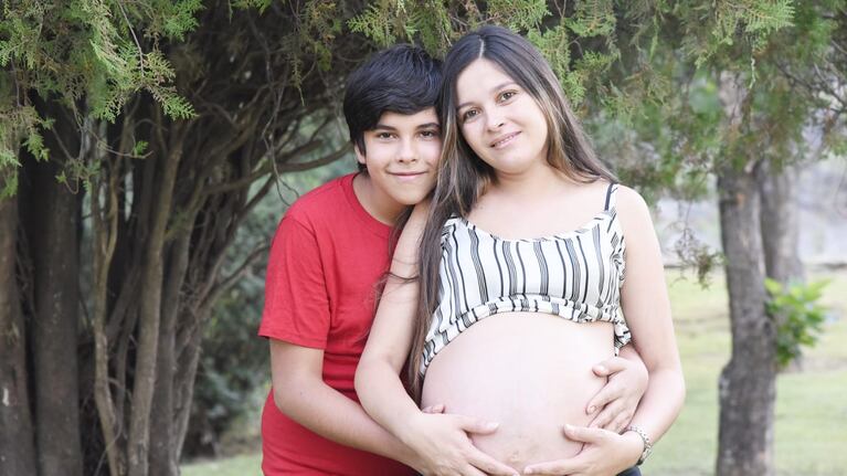 Cynthia y Kevin agrandaron la familia.