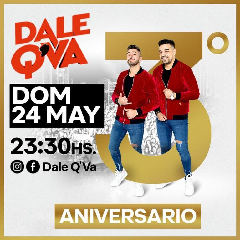 Dale Q’ Va cumple 3 años y lo festeja con “baile virtual”