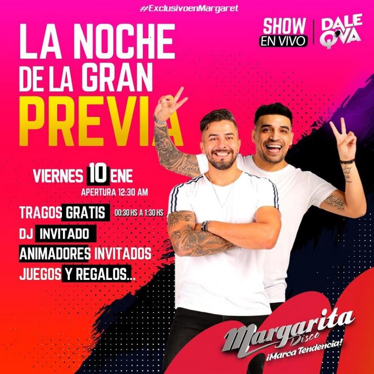 Dale Q' Va hace la gran previa en Margarita: hay ganadores