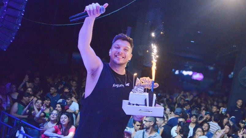 Damián Córdoba adelantó parte del repertorio que sonará en su baile aniversario