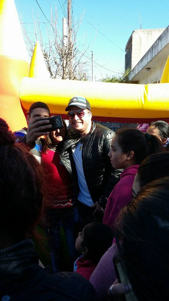 Damian Córdoba en el comedor copa de leche san javier de Barrio Suárez