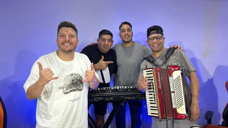 Damián Córdoba en su paso por Cuarteteando con la Negra.