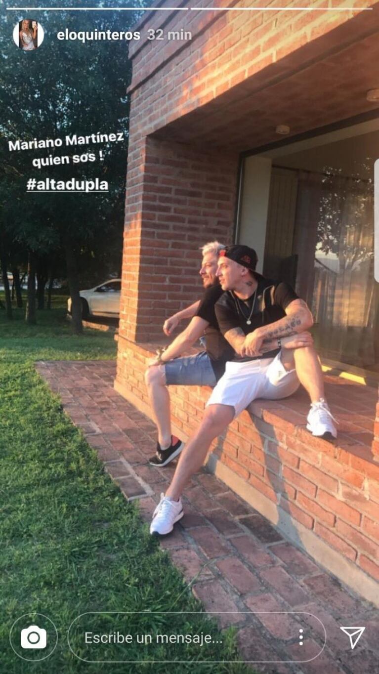 Damián Córdoba estuvo con El Polaco 