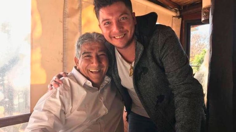 Damián Córdoba y su papá Héctor, más conocido como "Coco".