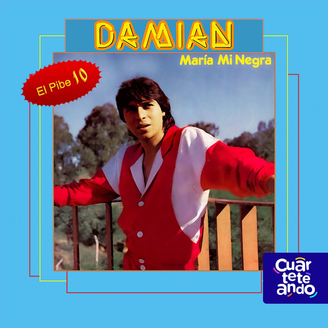 Damián el Pibe 10 sacó su primer disco en 1985 y fue un furor en el cuarteto.