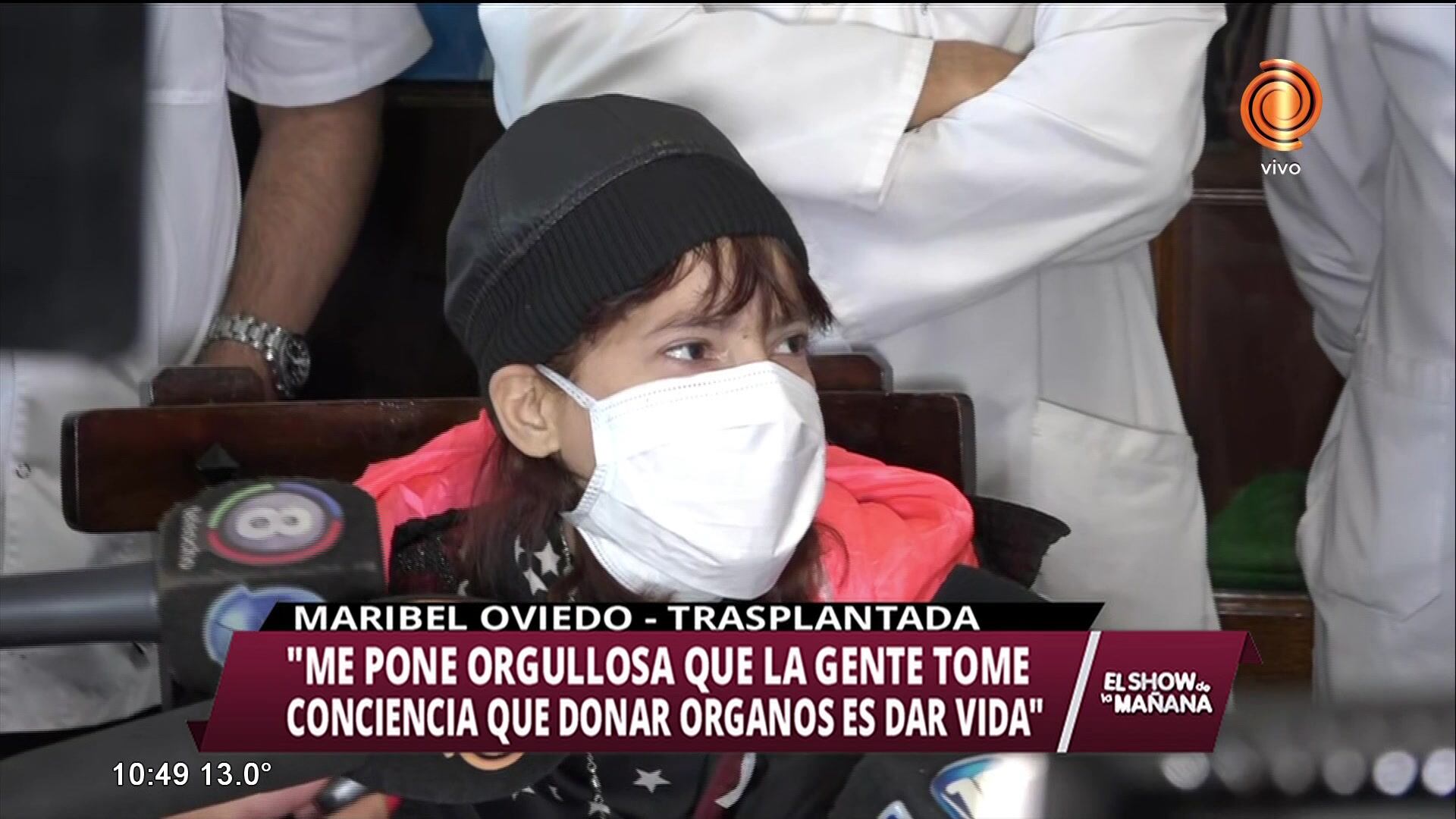 Dan de alta a Maribel Oviedo