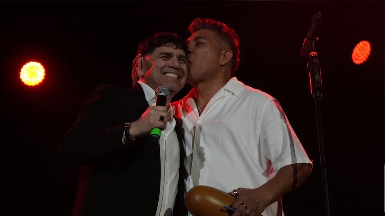 Dani Guardia junto a La Pepa Brizuela en la despedida de La Barra.