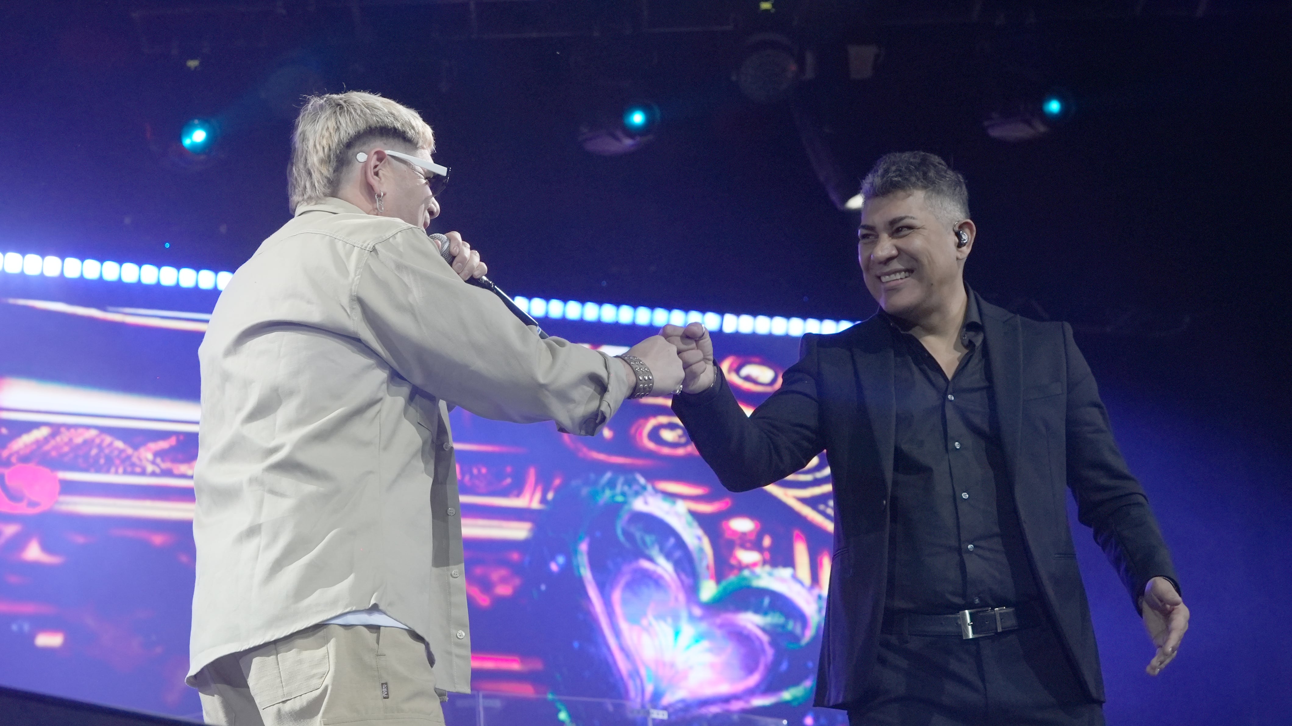 Dani Guardia visitó el show de La Barra y cantó junto a la Pepa Brizuela en Carlos Paz