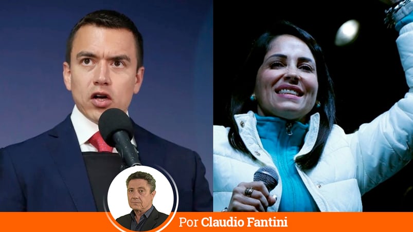 Daniel Noboa y Luisa González definirán al próximo presidente en ballotage.